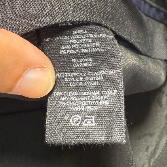 Theory Women’s Classic Suit Pants Sz 4 | Wool Blend | black | 25.5” Inseam - Picture 4 of 6